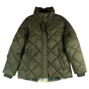 NEW, Barbour Quilted Jacket in Sage Green Size 10 #C4787